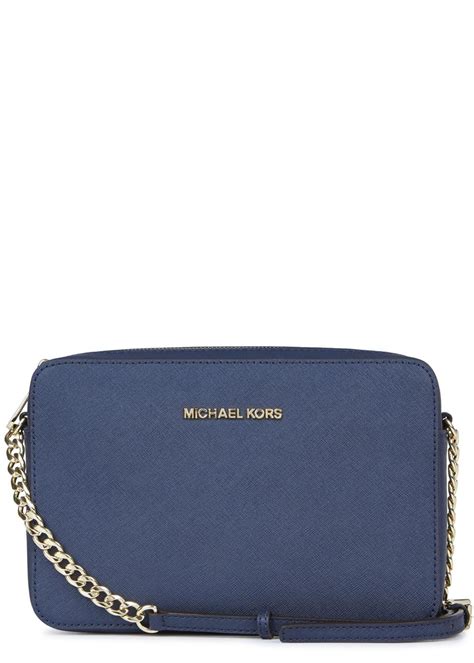 pale blue michael kors crossbody bag|Michael Kors navy blue handbags.